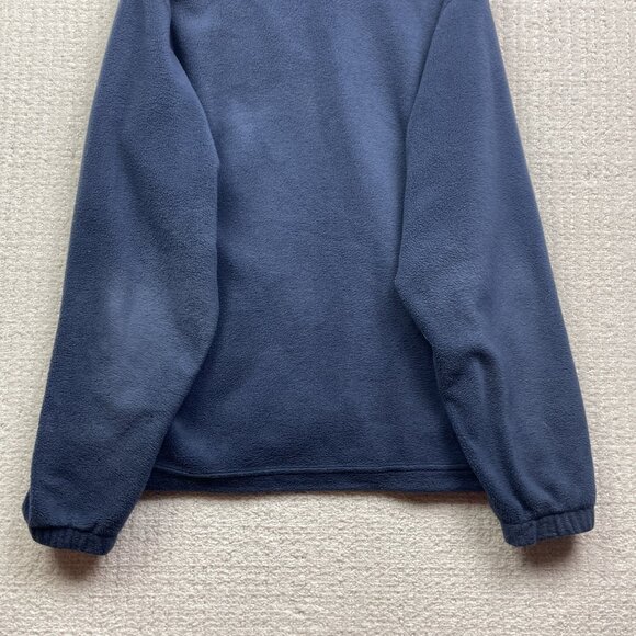 Columbia Navy Blue Polar Fleece Full Zip Jacket Men M Outdoor Hiking Winter Ski - Picture 11 of 11